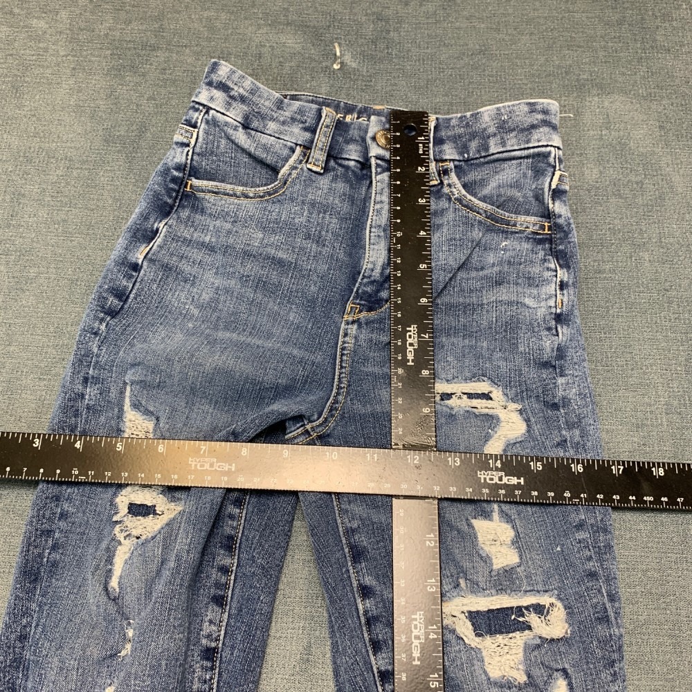American Eagle Outfitters Curvy Jegging Jeans Womens 0R Blue Denim High Rise - Picture 13 of 16